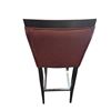 Image 3 : Contemporary Textured Brown Leatherette Barstool