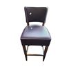 Image 1 : Modern Purple Leatherette Wood Barstool