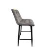 Image 2 : Grey Velvet Bar Chair, RV: $225