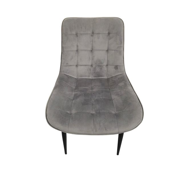 Grey Velvet Dining Chair, RV: $225