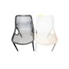 Image 1 : 2-Pcs Diamond Mesh Plastic Outdoor Chairs
