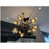 Image 3 : Cognac Vine Ceiling Light Fixture - MSRP $8,960 - Bidder responsible for disassembly & removal, pick