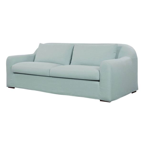 BNIB - LH Home Harper Slipcover Sofa - Linen Sky, RV: $4,497.75 CAD (HPR01-SKY) - 85.8 x 40.9 x 31.8