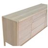 Image 4 : BNIB - LH Home Runway Sideboard - Light Oak, RV: $2,652.75 CAD (RUN003B) - 66.9 x 17.7 x 31.5 in.