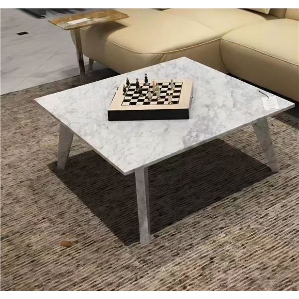 BNIB - Enzo Square Coffee Table - 39.37"x 39.37" x16.53" H - MSRP $3,790