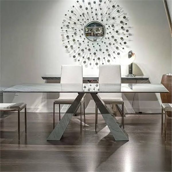 BNIB - Stone International Butterfly Dining Table - Made in Italy - approx. 79” x 39"x30" H