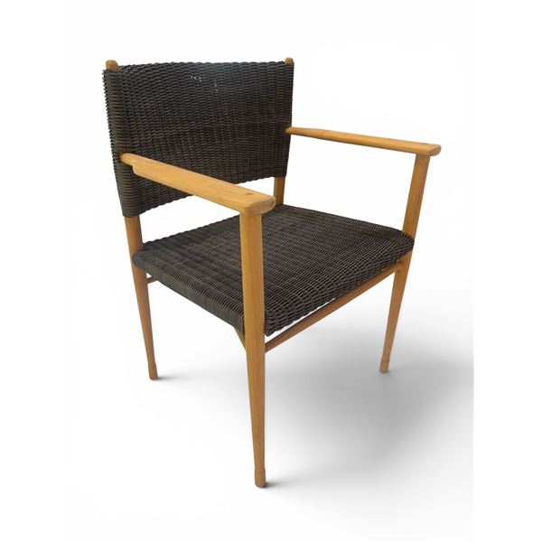 Set of 4 New Bretagna Designer Armchairs - approx. 22.5in x 19in x 32in H (seat height 17") - MSRP $