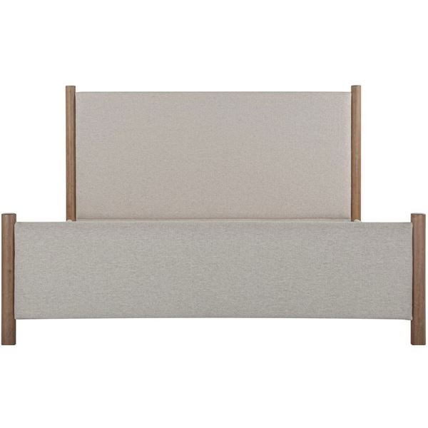 BNIB - Moe's - Warren Bed Queen in Beige - MSRP $2,949.00 - FO-1056-34 - 64.6"W x 85.8"D x 52.0"H