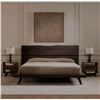 Image 4 : BNIB - Moe's Madagascar Platform Bed - King - Dark Brown - Msrp $2949 - UH-1007-20-0 - 92"W x 89"D x