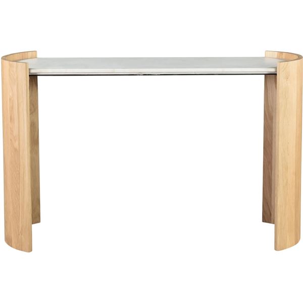 BNIB - Moes - Dala Console Table Natural - MSRP $1,749 - JD-1046-24-0 - 50" W x 50" D x 31" H