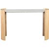 Image 1 : BNIB - Moes - Dala Console Table Natural - MSRP $1,749 - JD-1046-24-0 - 50" W x 50" D x 31" H
