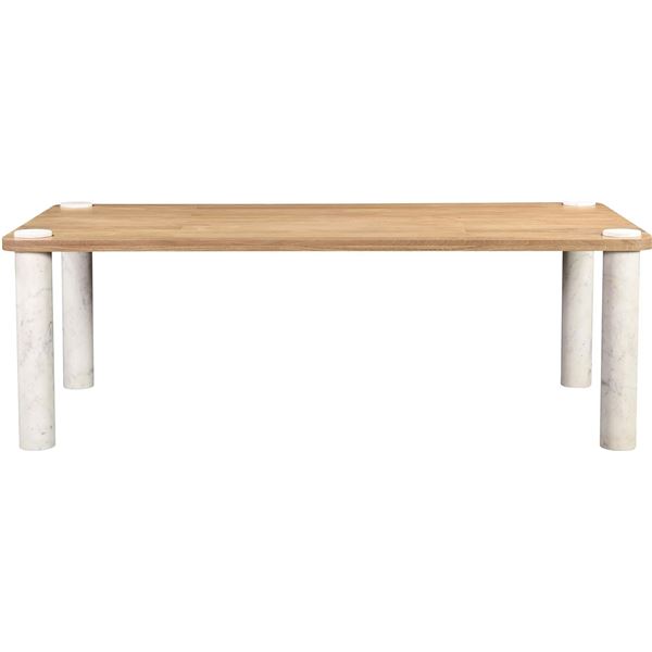 BNIB - Moes - Century Dining Table Natural - MSRP $3,750 - JD-1049-18-0 - 88" W x 42" D x 30" H