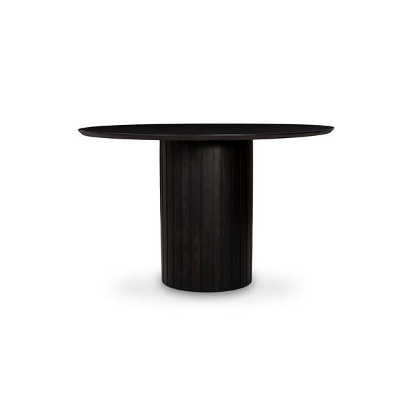 BNIB - Moes - Povera Round Dining Table Black - MSRP $1,999 - JD-1059-02-0 - 48" W x 48" D x 30" H