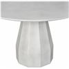 Image 2 : BNIB - Moes - Templo Round Dining Table - Antique White - MSRP $2,199 - JK-1010-18-0 - 47" W x 47" D