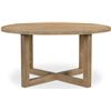 Image 1 : Moes - Joel Dining Table - Natural - MSRP $3,549 - JD-1101-24-0 - 60" W x 60" D x 30" H