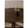 Image 2 : BNIB - Moes - Joel Dining Table - Dark Brown - MSRP $3,549 - JD-1101-20-0 - 60" W x 60" D x 30" H