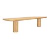 Image 2 : BNIB - Moes - Anders Dining Bench - Large - Natural - MSRP $1,399 - PP-1026-24 - 87" W x 16" D x 18"