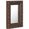 Image 2 : BNIB - Moe's - Holland Mirror - Small - Brown - MSRP $329.00 - Item # PZ-1017-03 - 12" W x 2" D x 18