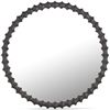Image 1 : BNIB - Moe's - Whitby Mirror - Black - MSRP $989.00 - Item # QK-1029-02 - 36" W x 1" D x 36" H
