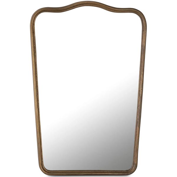 BNIB - Moe's - Keyes Mirror - Brass - MSRP $1,099.00 - Item # QK-1034-51 - 24" W x 2" D x 36" H