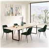 Image 4 : BNIB - Moe's - Wilks Dining Table - MSRP $3,899.00 - Item # PP-1014-18 - 118" W x 39" D x 30" H