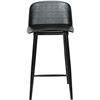 Image 4 : BNIB - Moe's - Looey Counter Stool - Set of 2 - Black - MSRP $289.00 - Item # QX-1008-02 - 18" W x 2
