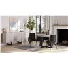 Image 4 : BNIB - Moe's Vault Dining Table - White - Msrp $1849 - VH-1002-18-0 - 47"L x 47"W x 30"H