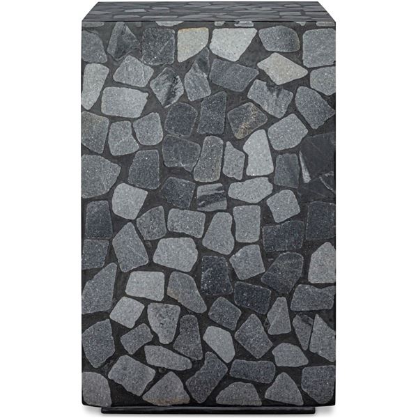 BNIB - Moe's Kiri Outdoor Side Table - Black - Msrp $739 - VH-1018-02 - 14.2"W x 14.2"D x 22.4"H