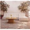 Image 2 : BNIB - Moe's Manon Outdoor Coffee Table - Deep Yellow - Msrp $1999 - VH-1024-09 - 35" W x 35" D x 15