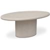 Image 2 : BNIB - Moe's Frida Outdoor Dining Table - Cream - Msrp $3999 - VH-1027-05-0 - 78"W x 48"D x 30"H
