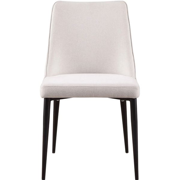 BNIB - Moe's Lula Dining Chair - Set of 2 - Oatmeal - MSRP $899 - YM-1006-05 - 18"W x 23.4"D x 31.9"