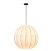 Image 2 : BNIB - Moe's Illume Large Pendant Light - White Silk - MSRP $899 - ZA-1010-18 - 28"W x 28"D x 70"H