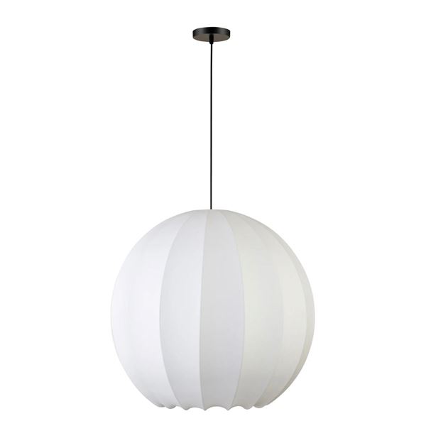 BNIB - Moe's Illume Large Pendant Light - White Silk - MSRP $899 - ZA-1010-18 - 28"W x 28"D x 70"H