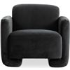 Image 1 : BNIB - Moes Fallon Accent Chair - Shadow Grey Polyester - MSRP $2299 - ZT-1039-07 - 34"W x 32"D x 30