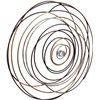 Image 2 : BNIB - Moes - Iron Braid Wall Decor Multicolor - MSRP $169 - HW-1068-37 - 40" W x 1.5" D x 40" H