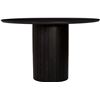 Image 1 : BNIB - Moes - Povera Round Dining Table Black - MSRP $1,999 - JD-1059-02-0 - 48" W x 48" D x 30" H