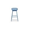 Image 5 : BNIB - Moe's - Piazza Outdoor Barstool - Blue - Set of Two - MSRP $289 - Item # QX-1004-26 - 19.29" 