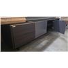 Image 1 : Media Unit with Storage - 78”W x 18”D x 19”H - Missing 1 Drawer & Centre 