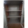 Image 4 : Wood and Glass Display/Storage Cabinet - 62?W x 16?D x 75?H