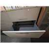 Image 2 : 4 Drawer Lateral Metal Filling Cabinet - Beige - 36"W 18"D 75"H
