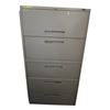 Image 1 : 4 Drawer Lateral Metal Filling Cabinet - Beige - 36"W 18"D 75"H