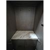 Image 2 : Modern Tall Double-Door Wardrobe with 4 Storage Compartments - 36"W 24"D 88"H