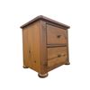 Image 4 : Group Lot of Study table (47"W 233.5"D 30"H) and 2 Nightstands (24"W 17.5"D 23"H)