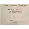 Image 6 : BNIB - Fulgor 24" Built-in Coffee Maker - MSRP $4,999 - Model # F7BC24B1 - S/N Q879390001