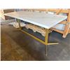 Image 3 : New - Set of approx 8 White Marble Table tops ONLY - Includes 4 Rectangular table Tops (72"W 30"D 1.