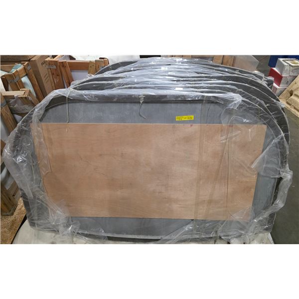 Set of 12 Black Marble table Tops ONLY - Mix of 2 sizes 66" x 42" & 54" x 42"