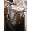 Image 1 : Set of 4 Round White Marble Table-Tops ONLY - Approx 26" Diameter