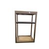 Image 4 : Marble finish Top Cabinet with Storage and Display Shelf - 43"W 24"D 37"H