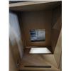 Image 6 : Marble finish Top Cabinet with Storage and Display Shelf - 43"W 24"D 37"H