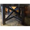 Image 4 : Dark Brown Round Dining Table, H30" x Dia 54"
